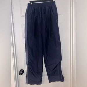 Champion Mens Lined WindBreaker Pants with Ankle Zip Size Medium Y2K Activewear